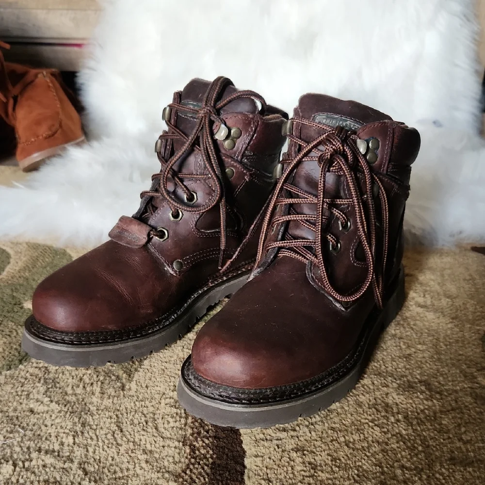 G.H. Bass  Brown Leather Boots